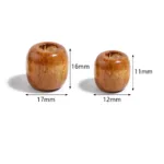 Natural Wooden Beads For Jewelry Making Big Hole Wood Beads Loose Spacer Beads DIY Hair Accessories Bracelet Necklace Wholesale - Image 3