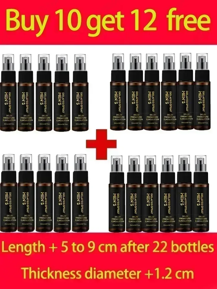 Penis Growth Male products Male strong Sex Delay Spray For Men External Use Anti Premature Ejaculation Lasting Prolong 60 Minute - Image 7