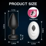 Anal Vibrator Wireless Remote Control Butt Plug Men Prostate Massager Female Vagina Masturbator for Adult Sex Toys Women Men Gay - Image 3