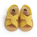 Breathable Summer Newborn Baby Girls Sandals Shoes Toddlers Simple Style Solid Color Soft Sole Shoes Outdoor Indoor Prewalker - Image 11