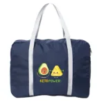 Boston Bags Travel Luggage Bag Foldable Travel Bags Nylon Pack WaterProof Storage Clothes Pack Organizer Avocado Printing Series - Image 3