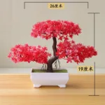 1pc Artificial Plants Bonsai Small Tree Simulation Plants Fake Flowers Table Potted Ornaments Home Decoration Hotel Garden Decor - Image 27