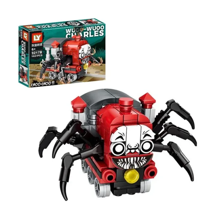 Hot Game Choo-Choo Charles Building Blocks Demonic Spider Train Animal Monster Figures Bricks MOC Toys For Children Gifts - Image 15