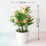 Simulated Green Plants Simulated Plants Decorative Bonsai Fruit and Potted Plants Strawberry Orange Simulation Tree - Image 9