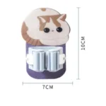 Wall Mounted Hooks Mop Organizer Holder Adhesive Cute Cat Multi-Purpose Room Hanger Strong Hooks Kitchen Bathroom Broom Clip - Image 2