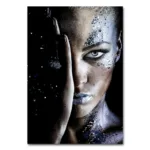 Modern Black Gold African Woman Portrait Wall Art Posters Living Room Home Decor Canvas Painting Mural Prints Pictures Cuadros - Image 9