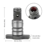 New Arrival T Shaft 4 Sleeve Electric Brushless Impact Wrench Adapter Replacement Power Drill Head Convertor Tool - Image 5