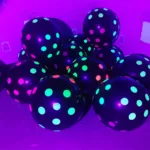 10pcs/lot 12inch UV Neon Glow Latex Balloons Star Fluorescent Luminous Helium Balloons Blacklight Birthday Party Decor Supplies - Image 18