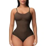 1 Piece Solid Seamless Shaping Shapewear Bodysuit, Tummy Control Butt Lifting Slimmer Body Shaper, Women's Underwear & Shapewear - Image 7