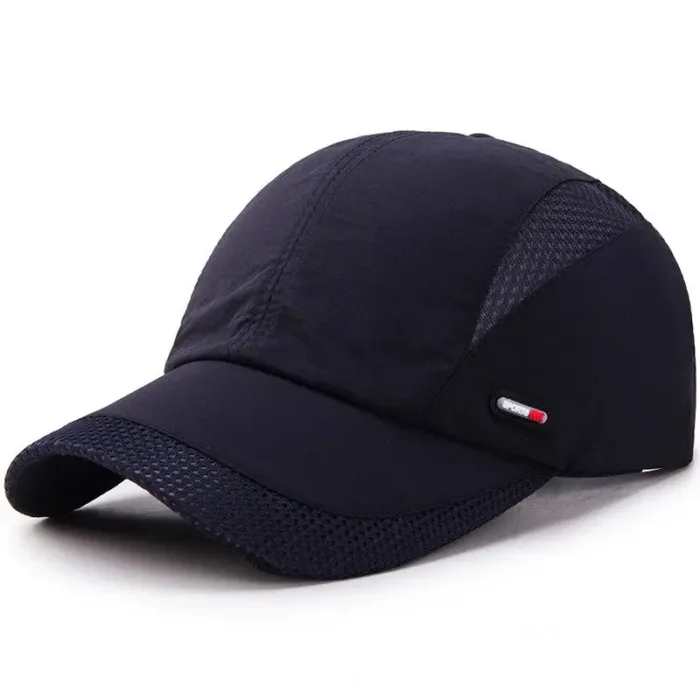 Summer Outdoor Sports Quick-Drying Mesh Baseball Cap Yuda Men Cap Simple Solid Color Hat - Image 12