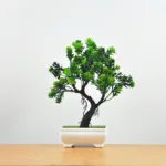 Green Artificial Plants Bonsai Small Tree Pot Plants Simulation Plastic Flowers Potted Ornaments Home Hotel Garden Decoration - Image 10