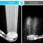 3 Functions High Pressure SPA Shower Head Water Saving Handheld Rainfall Bathroom Accessory Anion Filter Shower - Image 6
