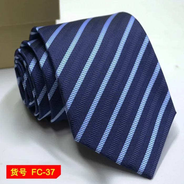 67 Styles Men's Ties Solid Color Stripe Flower Floral 7-8cm Jacquard Necktie Accessories Daily Wear Cravat Wedding Party Gift - Image 42