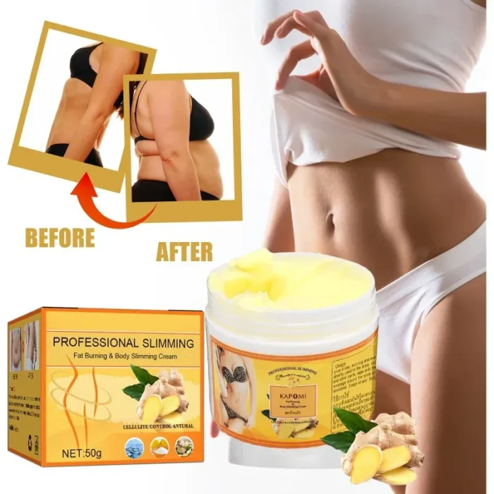 Fast Belly Fat Burner Slimming Cream Abdominal Muscle Body Firming Cream Weight Loss Anti-Cellulite Health Care Spa Massager - Image 3