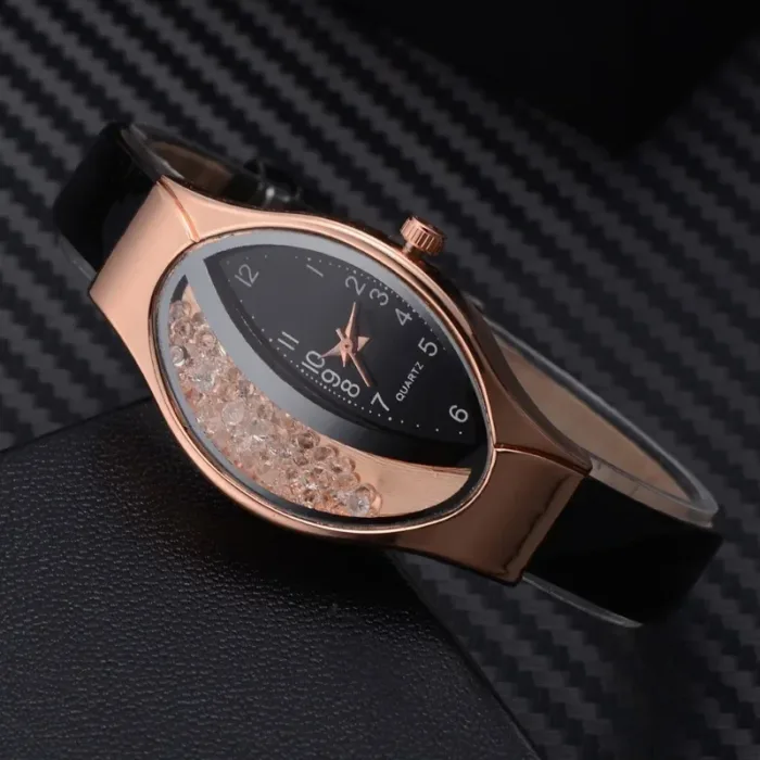 Exquisite Style Women Watches Luxury Diamond Fashion Ladies Quartz Wristwatches Woman Clock Watch Montre Femme Reloj Mujer - Image 1