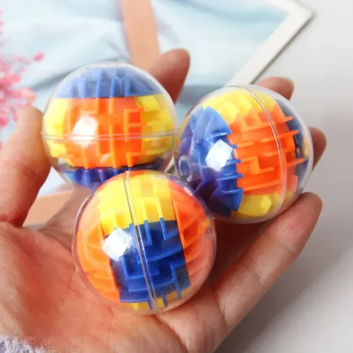3D Maze Ball Brain Teaser Puzzles Mini Magic Labyrinth Games Puzzle Decompression Sensory Toys for Kids Adults Teens - Image 3