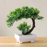 New Green Artificial Plants Bonsai Small Tree Grass Flower Potted Bonsai Halloween Christmas Party Wedding Home Office Decor - Image 8
