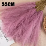 60cm Fluffy Reed Boho Decor Flowers Fake Plant Encrypted Reed Mock Artificial Flowers for Wedding Party Home Decor - Image 13
