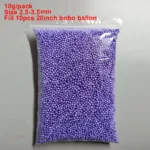 10g 2.5-3mm Foam Beads Colorful Styrofoam Beads Foam Balls Arts Crafts Party Decorations Gift Boxes Vase Bobo Ballon Fillter - Image 11