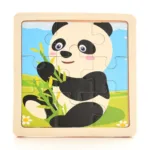 Baby Wooden Montessori Puzzle Child Game Wooden Puzzle 3D Cartoon Animal Puzzle Babies Toys Puzzles For Kids 1 2 3 Year Old - Image 11