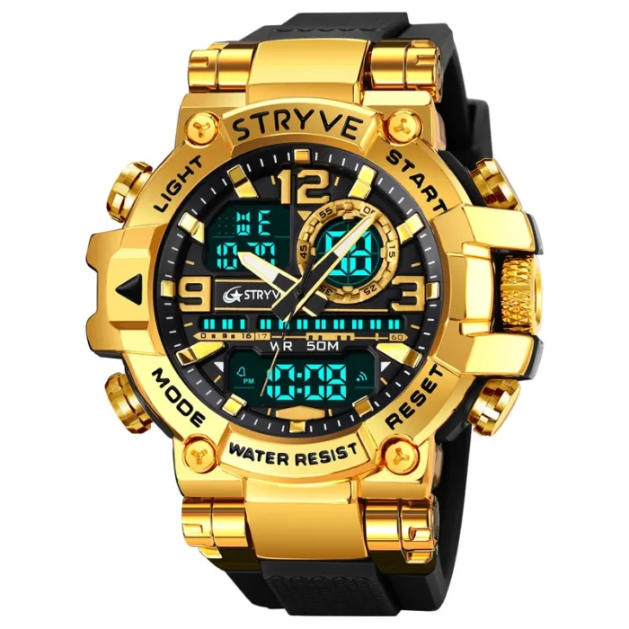 STRYVE Top Brand Men's Digital Watch Waterproof Sport Wristwatch for Men Military Electronic Watches High Quality Male Gifts - Image 16