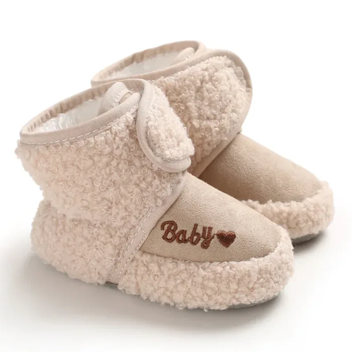 Baby Socks Winter Baby Boy Girl Booties Fluff Soft Toddler Shoes First Walkers Anti-slip Warm Newborn Infant Crib Shoes - Image 7
