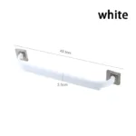 Adhesive Towel Rack Bathroom Towel Bar Shelf Wall Mounted Towels Hanger Toilet Suction Cup Holder Kitchen Bathroom Organizer - Image 9