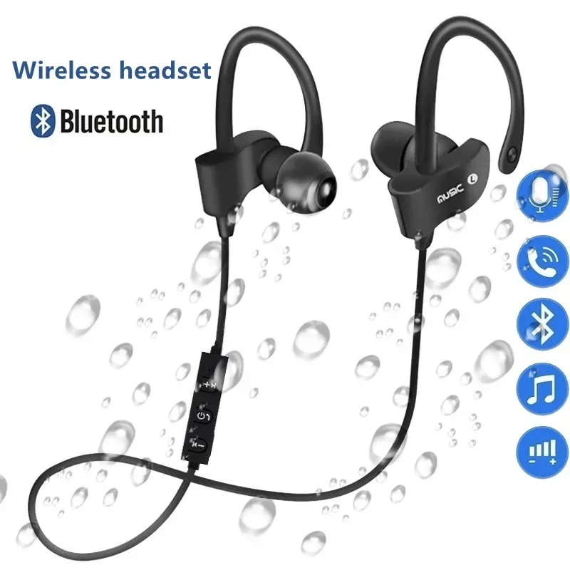S39b1f9e98f5b425485dff8212a63d6a2Y.webp Wireless Bluetooth Earphones Wireless Headset Music Sport Headset Gaming Handsfree wireless headphones for All Smart Phones - Image 1