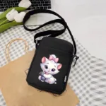 Disney The Aristocats Marie Cat Women's Bags Fashion Ladies Shoulder Bag Kawaii Multi-Function Moblie Phone Bag Women's Handbag - Image 20