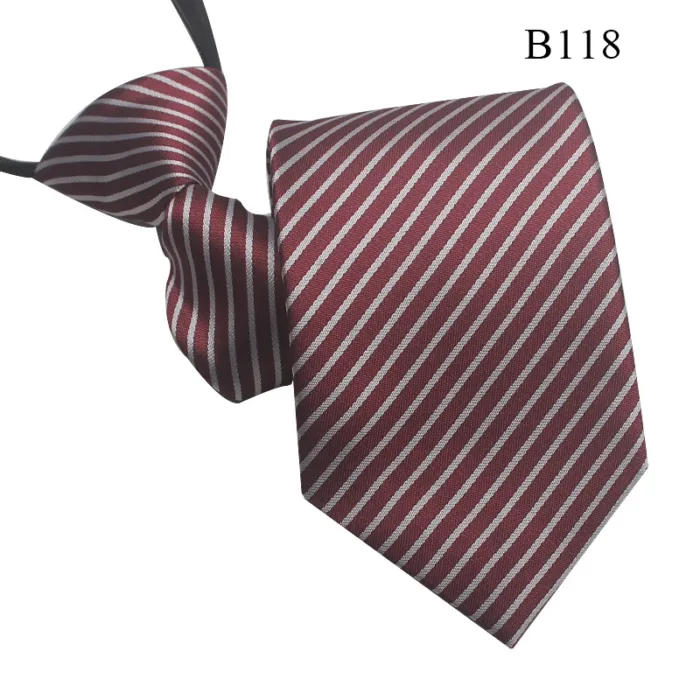 8Cm Daily Wear Lazy Zipper Cravat Necktie Accessories Men's Tie Jacquard Classic Fashion Wedding Party Gift Men Slim Skinny Tie - Image 7