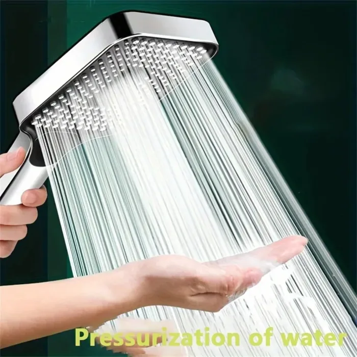 Adjustable Shower Head 3 Mode Rainfall Shower Large Flow Showerhead High Pressure Water Saving Shower Mixer Bathroom Accessories - Image 1