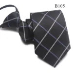 8Cm Daily Wear Lazy Zipper Cravat Necktie Accessories Men's Tie Jacquard Classic Fashion Wedding Party Gift Men Slim Skinny Tie - Image 12