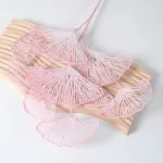 1PC Three-pronged Fan Leaf Netting Artificial Gold Ginkgo Eucalyptus Holly For Wedding Arch Flower Arrangement Party Decor - Image 7