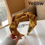 New Fashion Hair Hoop Hair Bands for Women Girls Pleated Wide Edge Solid Color Headbands Wide Hairband Hair Accessories Headwear - Image 8