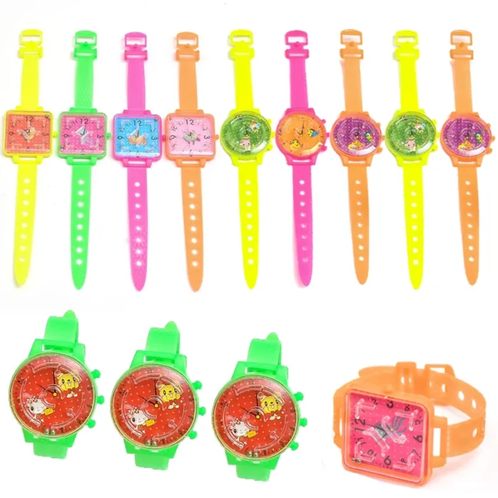 1PC 3D Maze Magic Watch Toy Puzzle Games Kids Balance Rolling Ball Maze Toys For Children Adult Stress Reliever Toy Random Color - Image 1