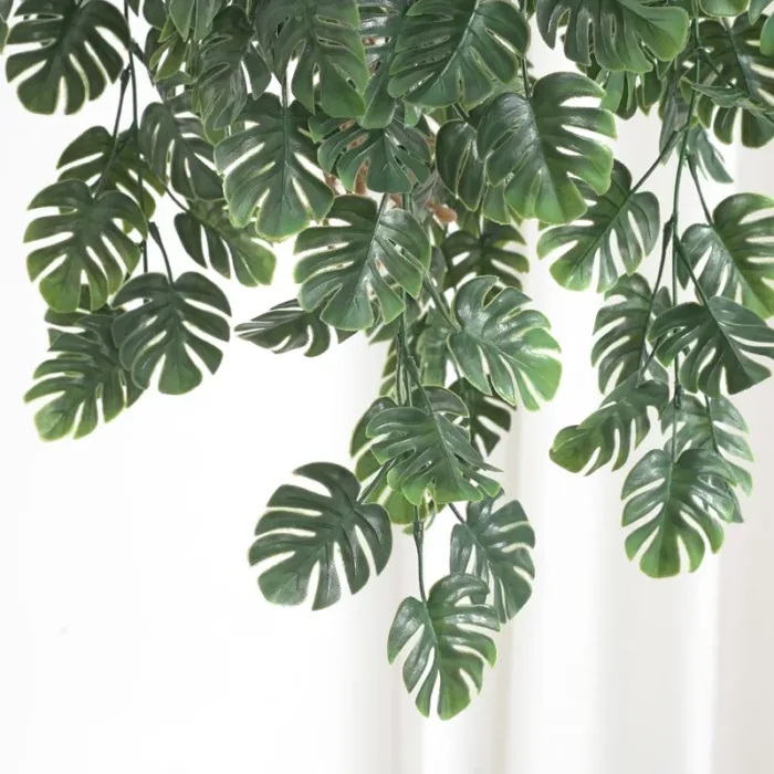 69PCS Chelonian Leaves Artificial Plants Christmas Wedding Garden Rose Arch Home Accessories Decoration Fake Plastic Flowers - Image 6