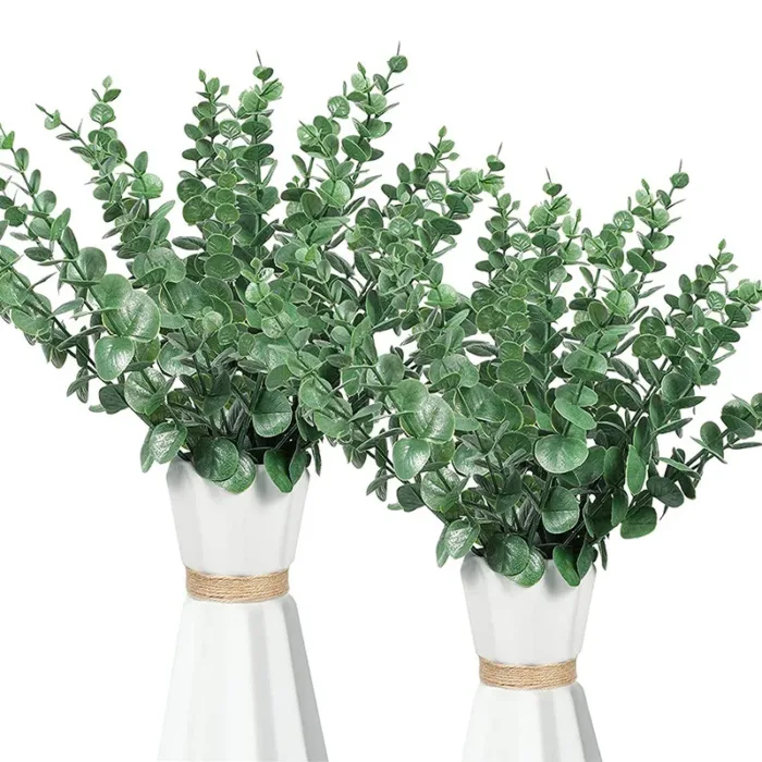 10PCS Hydrangea Artificial Flowers Artificial Leaves Flowers Bouquet Centerpiece Green Leaf Branches for Home Wedding Decoration - Image 7