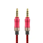 1.5M Jack 3 5 Audio Cable 3.5mm 4 Pole Male Speaker Wire With Braided for Samsung Headphone Xiaomi Car HiFi Consumer Electronics - Image 10