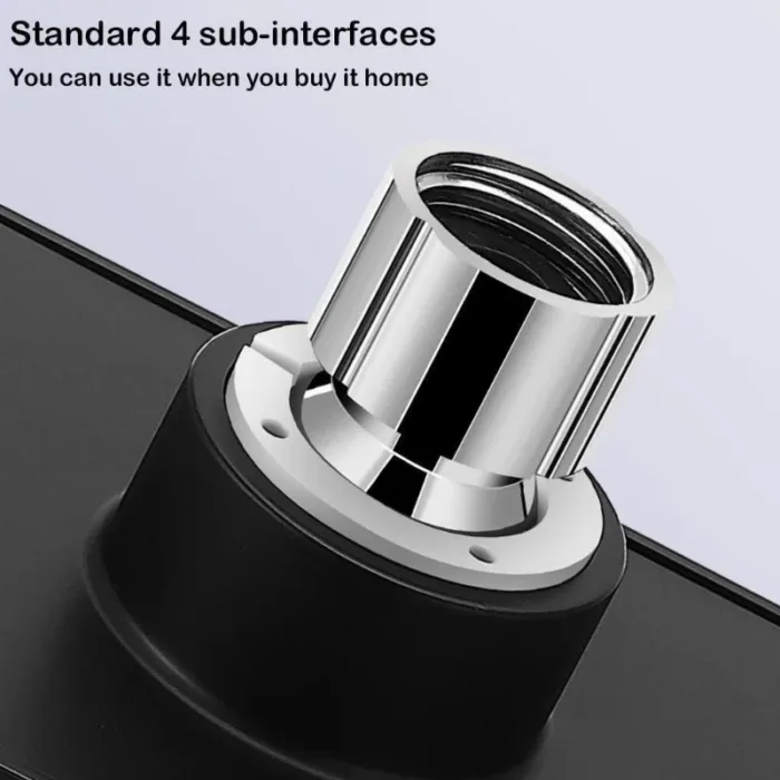 360° Mini-Surround Pressurized Shower Head Large Water Rain Shower Head Showerhead Shower Bathroom Accessories - Image 5