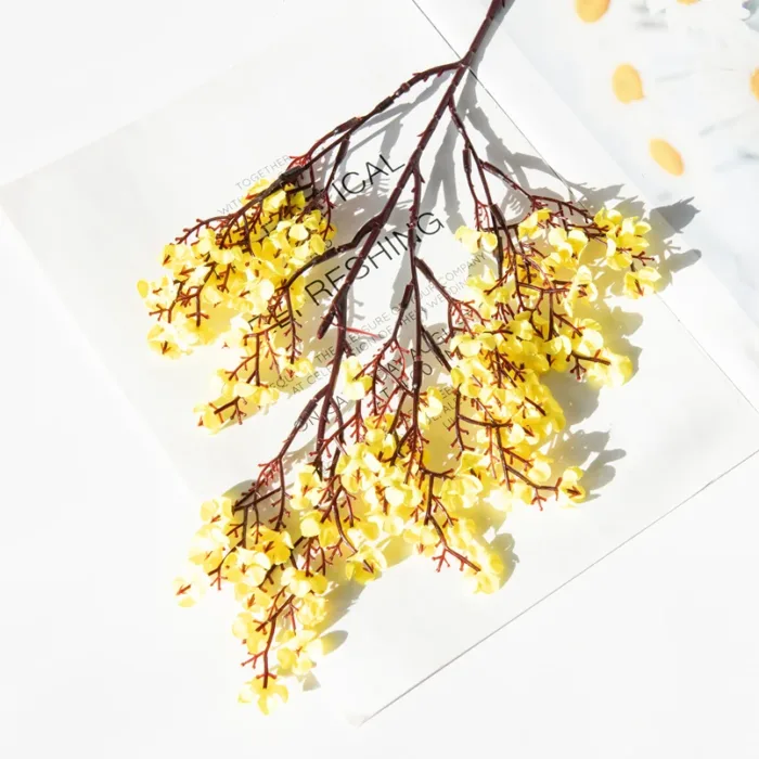 2PCS Artificial Plants Long Baby's Breath Christmas Decorations Vase for Home Wedding Bridal Festival Party Fake Plastic Flowers - Image 13