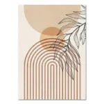 Creative Bohemian Light-colored Block Canvas Prints Nordic Minimalist Line Wall Art Poster for Living Room Bedroom & Home Decor - Image 15