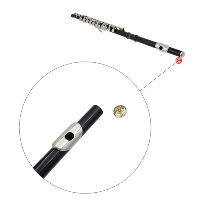 Flute Mouthpiece Nut, Nut, Silver Mouthpiece, Musical Instrument Replacement Parts - Image 6