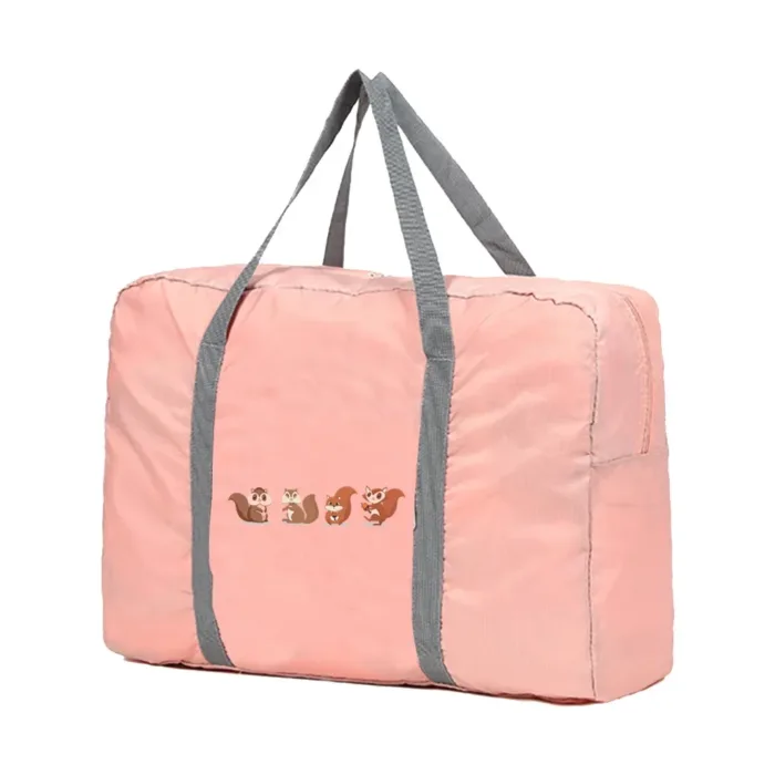 Boston Bag Duffle Bag Foldable Handbags Clothes Organizer Cartoon Pattern  Luggage Large Capacity Travel Storage Zipper Bags - Image 7