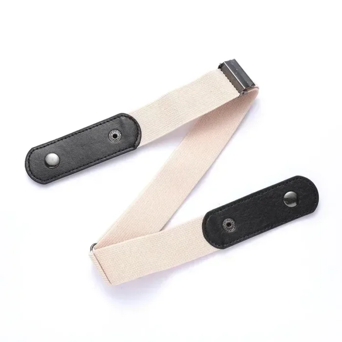 Jeans Elastic Belt Men Denim Belt No Marks Versatile Invisible Elastic Women No Punching Decoration Waistband Inset Style Belts - Image 6