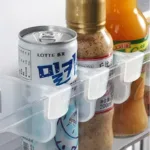 Refrigerator Storage Partition Board Plastic Divider Storage Splint Kitchen Bottle Can Assortment Shelf Organizer Divider Clips - Image 2