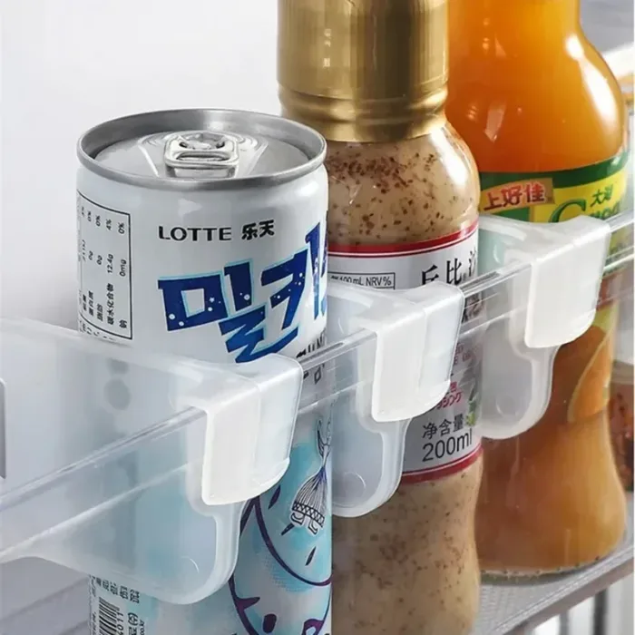 Refrigerator Storage Partition Board Plastic Divider Storage Splint Kitchen Bottle Can Assortment Shelf Organizer Divider Clips - Image 2