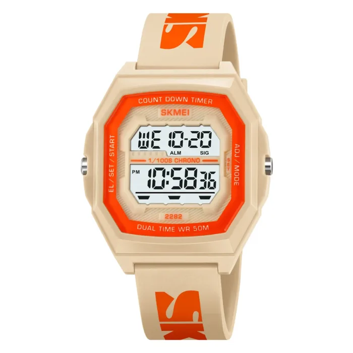 SKMEI Fashion Digital Sport Electronic Watches For Men Women 5Bar Waterproof Stopwatch Countdown Wristwatches Clock Reloj Hombre - Image 11