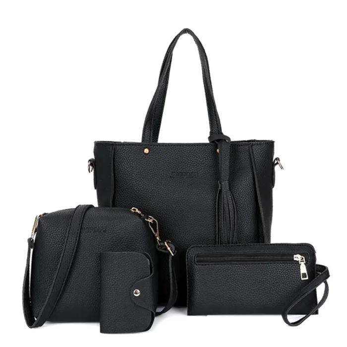 Women Handbags Purse Set Multi Pocket Large Capacity Bags for Her Women Ladies Mom Wives - Image 7