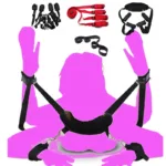 Adult Games Erotic Sex Toy For Woman Couples Slave Ankle Handcuffs Nylon BDSM Bondage Restraints Collar Fetish Sex Products Gags