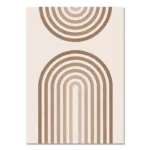 Creative Bohemian Light-colored Block Canvas Prints Nordic Minimalist Line Wall Art Poster for Living Room Bedroom & Home Decor - Image 11